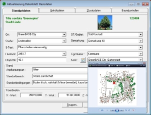 Screenshot Baumkataster V5.4