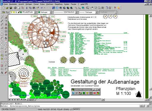 Pflanzplan Beispiel 3 (Kindergarten)