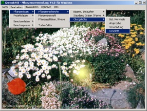 Screenshot Pflanzenverwendung